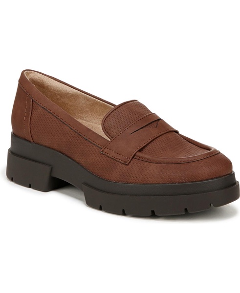 ophelia womens faux leather penny loafers