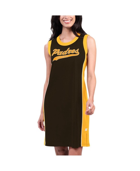 Women's Black San Diego Padres Slam Dunk Tank Sneaker Dress