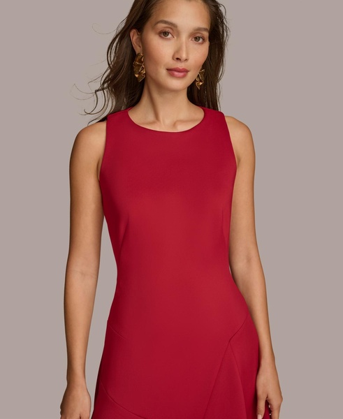 Donna Karan Women's High-Low Scuba A-Line Dress