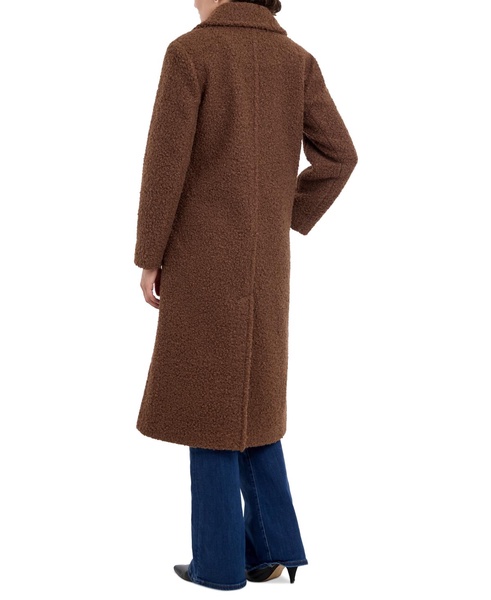 Women's Double-Breasted Bouclé Walker Coat