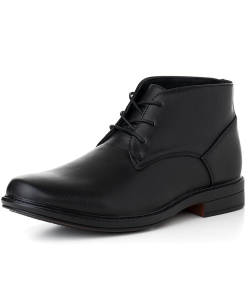 Men's Ankle Boots Dressy Casual Leather Lined Dress Shoes Lace up