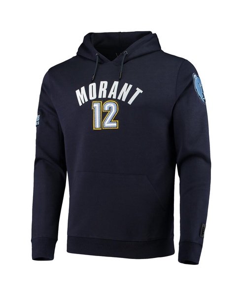 Men's Ja Morant Navy Memphis Grizzlies Player Pullover Hoodie