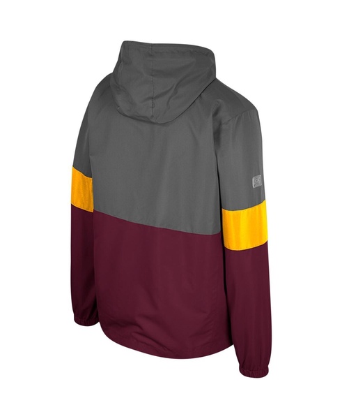 Men's Charcoal Arizona State Sun Devils Miles Full-Zip Hoodie Jacket