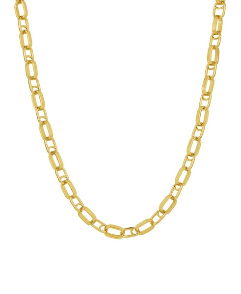 18K Gold Plated or Silver Plated Link Chain Necklace