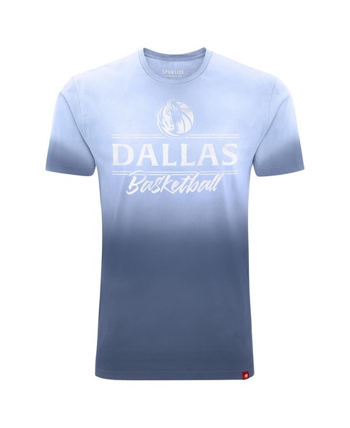 Men's and Women's Blue Dallas Mavericks Bingham Sun-Fade T-Shirt