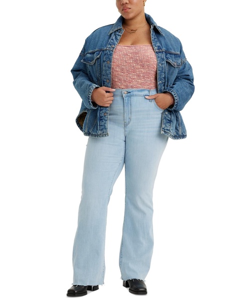 Plus Size 726 High-Rise Flare-Leg Jeans