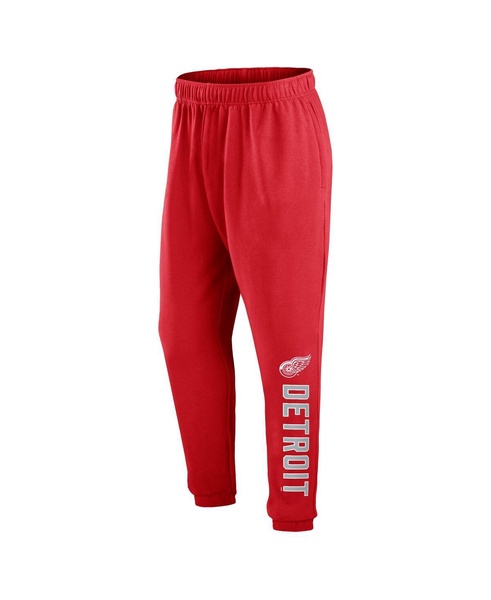 Men's Red Detroit Red Wings Chop Block Fleece Sweatpants