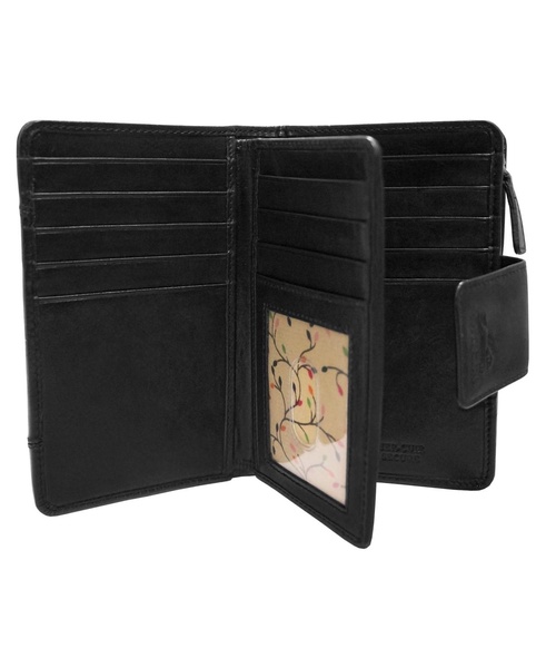 Casablanca Collection RFID Secure Ladies Medium Clutch Wallet