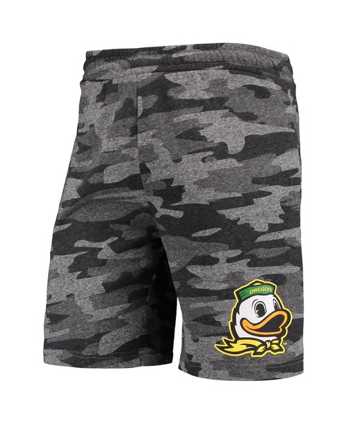 Men's Charcoal, Gray Oregon Ducks Camo Backup Terry Jam Lounge Shorts