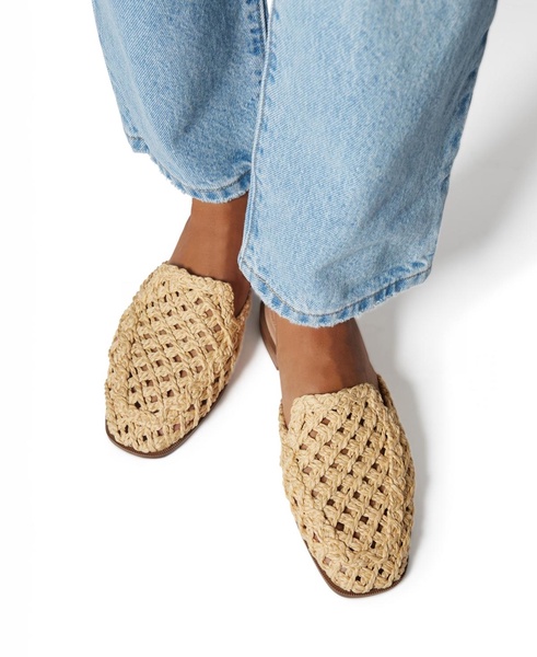 Women's Woven Slip-On Mules