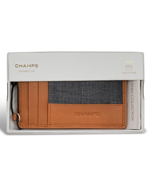 Men's Denim Collection Leather Slim Cardholder