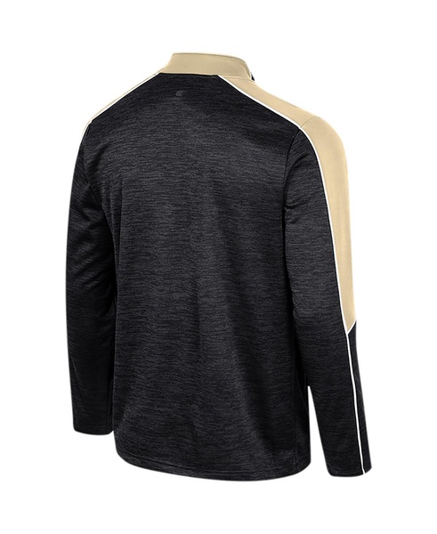 Men's Black UCF Knights Marled Half-Zip Jacket