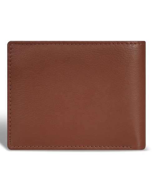 Men's Onyx Collection Leather Zip Bi-Fold Wallet