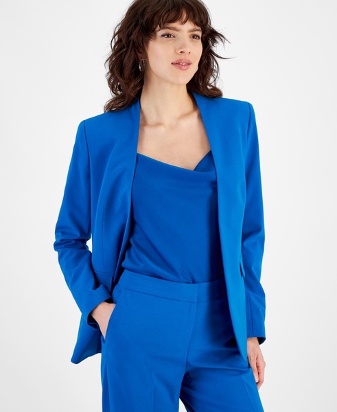 Women's Bistretch Open-Front Long-Sleeve Blazer, Created for Macy's 