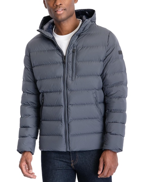 Men's Hooded Puffer Jacket, Created For Macy's