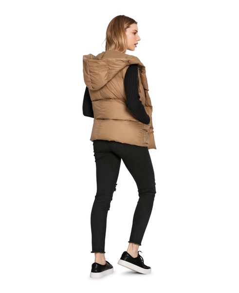 Women's Over My Head Hooded Puffer Vest