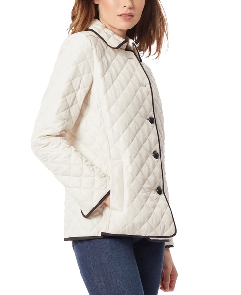 Women's Diamond-Quilted Tipped Jacket