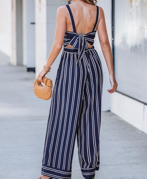 Women's Bold Moves Striped Jumpsuit