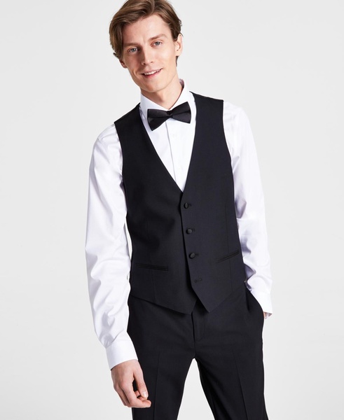 Men's Slim-Fit Faille-Trim Tuxedo Vest, Created for Macy's