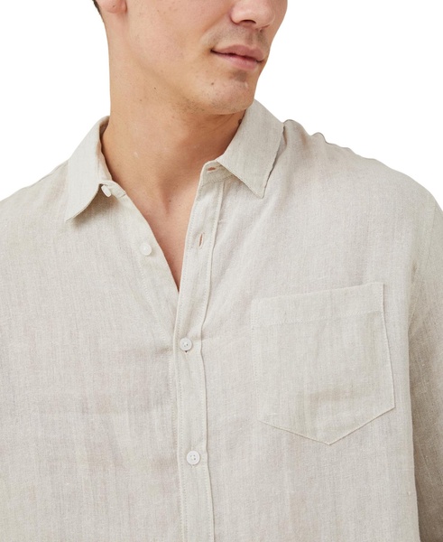 Men's Linen Long Sleeve Shirt