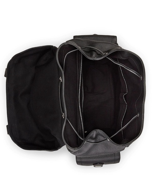 Men's Pebbled Leather Backpack