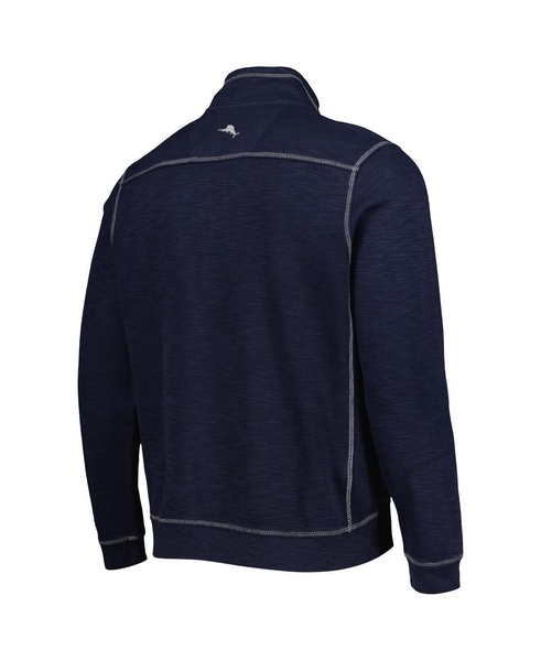 Men's Blue Houston Astros Tobago Bay Tri-Blend Quarter-Zip Sweatshirt