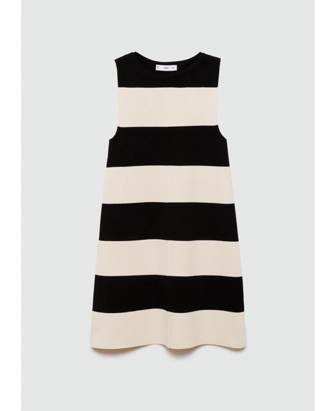 Women's Short-Striped Knitted Dress