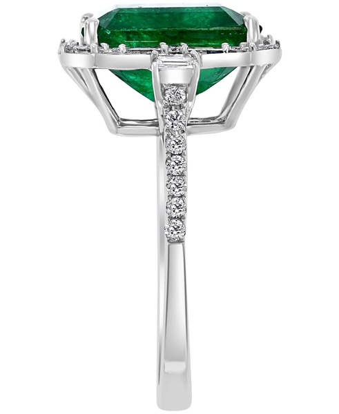 EFFY® Emerald (5-1/2 ct. t.w.) & Diamond (1/2 ct. t.w.) Statement Ring in 14k Gold or 14k White Gold