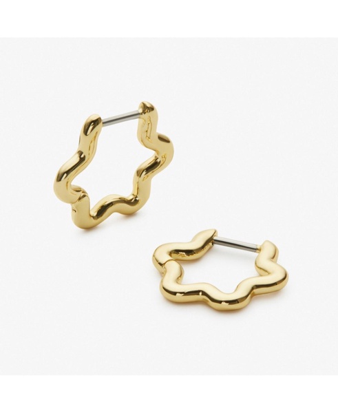 Gold Hoop Earrings - Onda Mini