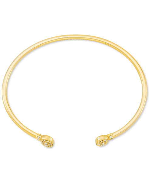 Gold-Tone Crystal Grayson Cuff Bracelet