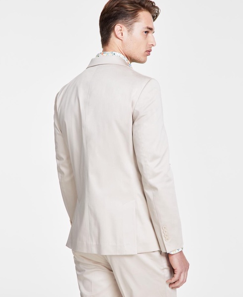 Men's Slim-Fit Cotton Stretch Solid Suit Jacket, Created for Macy's