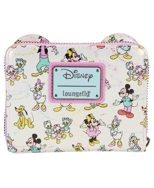 Men's and Women's Disney100 All-Over-Print Zip-Around Wallet