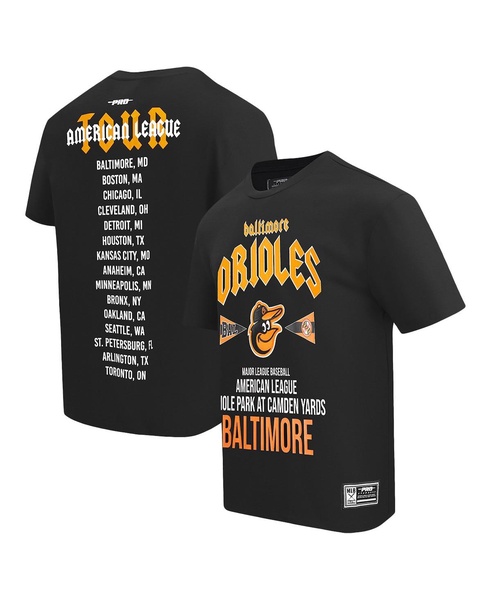 Men's Black Baltimore Orioles Oversized City Tour T-Shirt