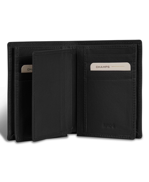 Men's Onyx Collection Leather Vertical Wallet