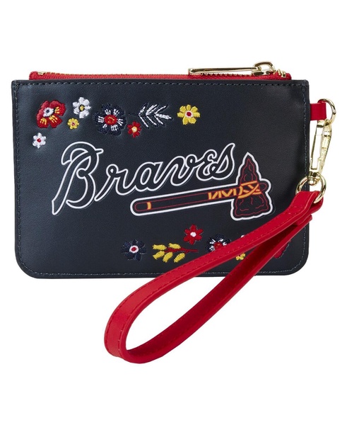 Atlanta Braves Floral Wrist Clutch