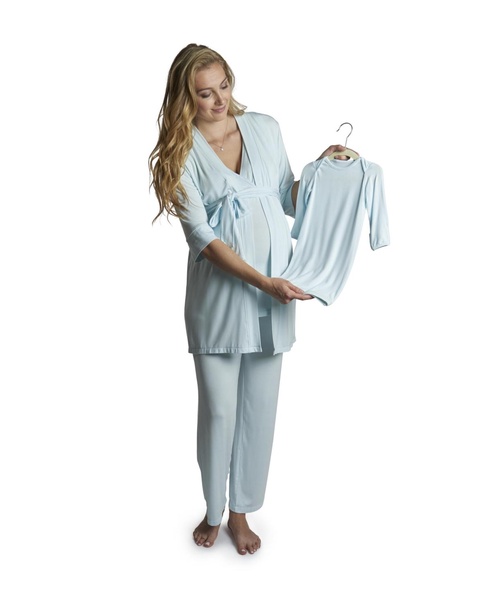 Women's Analise During & After 5-Piece Maternity/Nursing Sleep Set