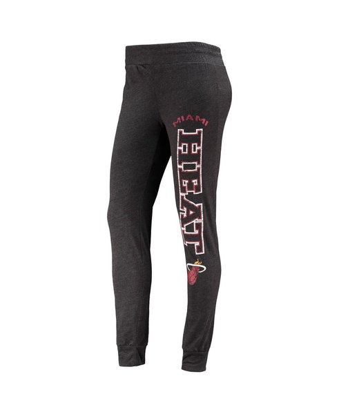 Women's Black Miami Heat Hoodie & Pants Sleep Set