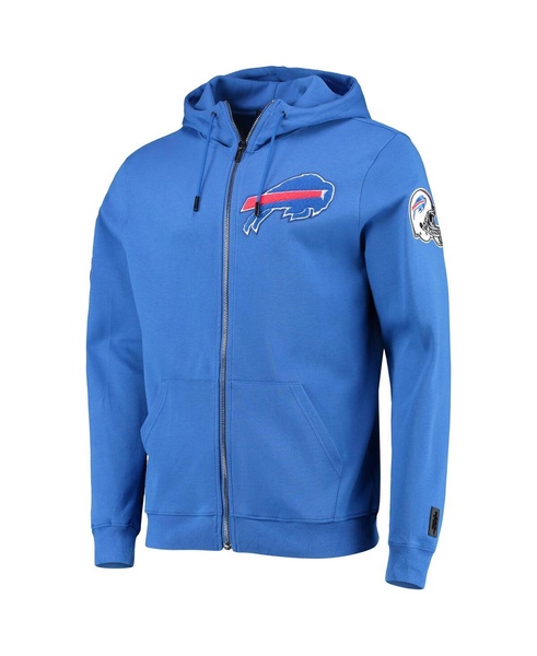 Men's Royal Buffalo Bills 4-Hit Full-Zip Hoodie