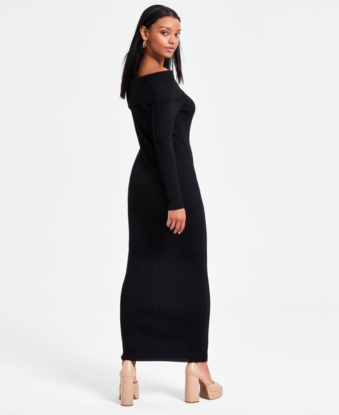 Women's Off-The-Shoulder Sweater Dress, Exclusively at Macy's