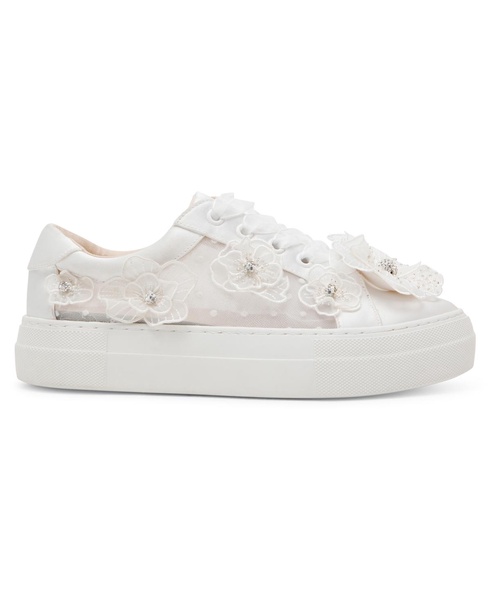 Women's Pryce Flower Embellishment Mesh Sneakers