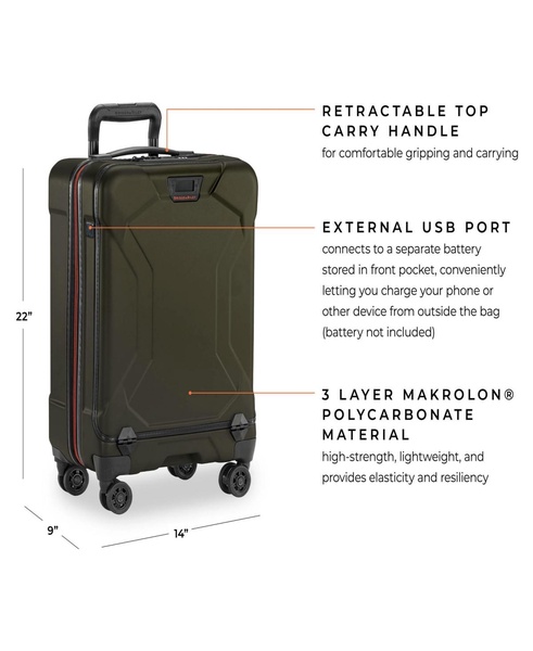 Torq Domestic Carry-On Spinner