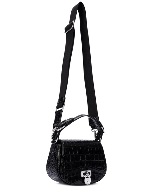 Tanner Small Embossed Leather Shoulder Bag 