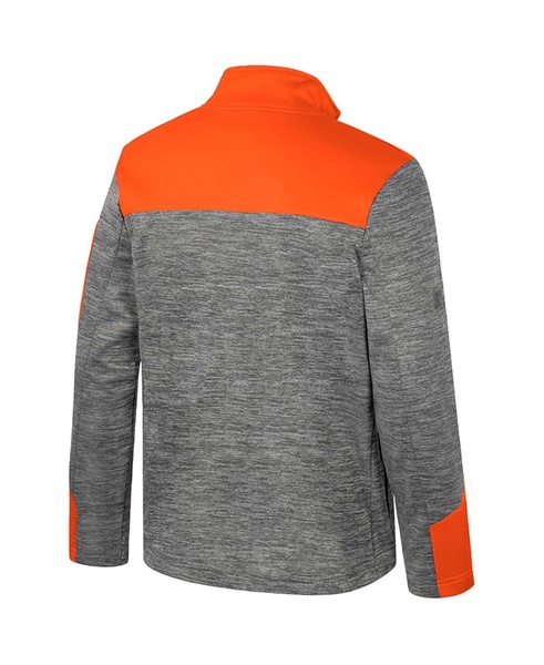 Men's Gray/Orange Miami Hurricanes Guard Full-Zip Jacket