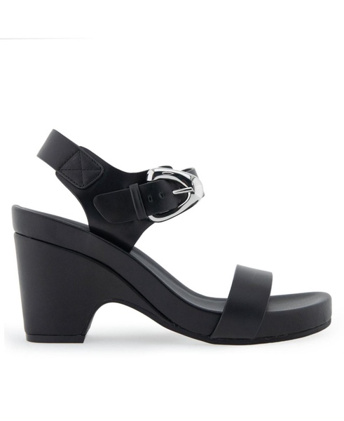 Women's Meyer Open Toe Buckle Strap Wedge Sandals