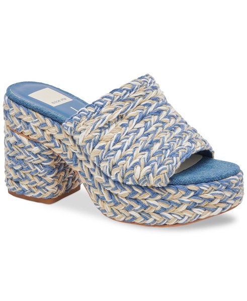 Women's Lady Raffia Espadrille Platform Sandals