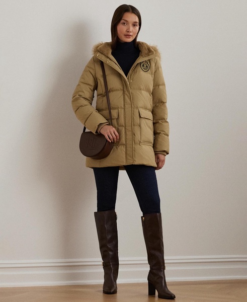 Women's Hooded Crest Puffer Coat