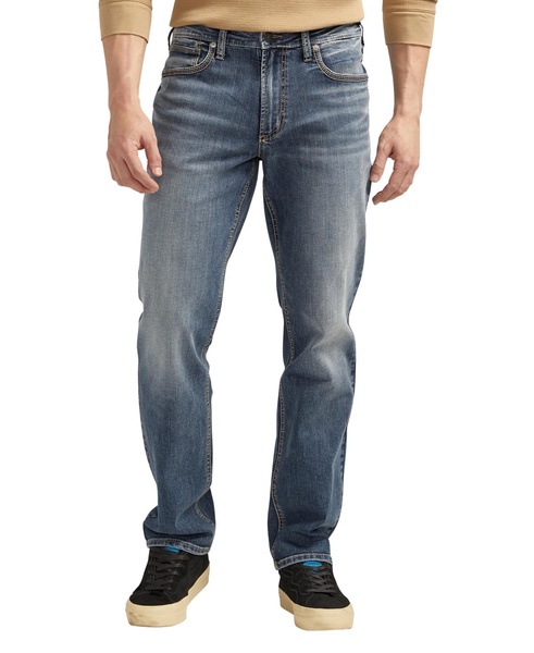 Eddie Athletic Fit Tapered Leg Jeans