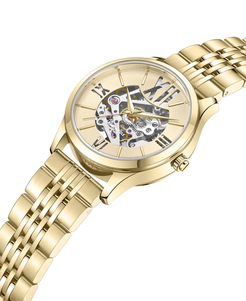 Women's Automatic Gold-Tone Stainless Steel Bracelet Watch 34.5mm