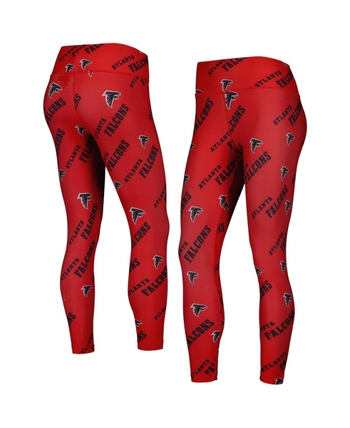 Women's Red Atlanta Falcons Breakthrough Allover Print Lounge Leggings