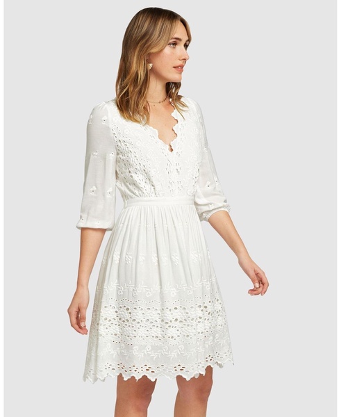 Women's Sweet Talk Eyelet Mini Dress